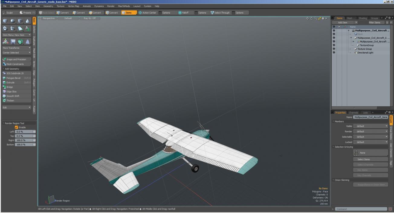 Multipurpose Civil Aircraft 3D