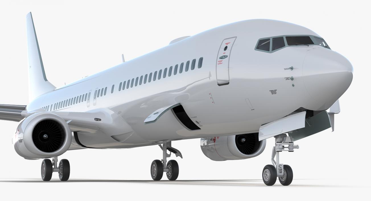 3D Boeing 737-900 with Interior and Cockpit Generic model
