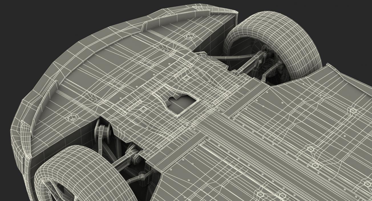 3D Toyota Supra 2019 Simple Interior model