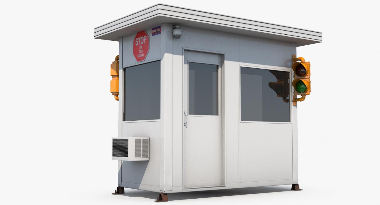 3D Security Guards Booth