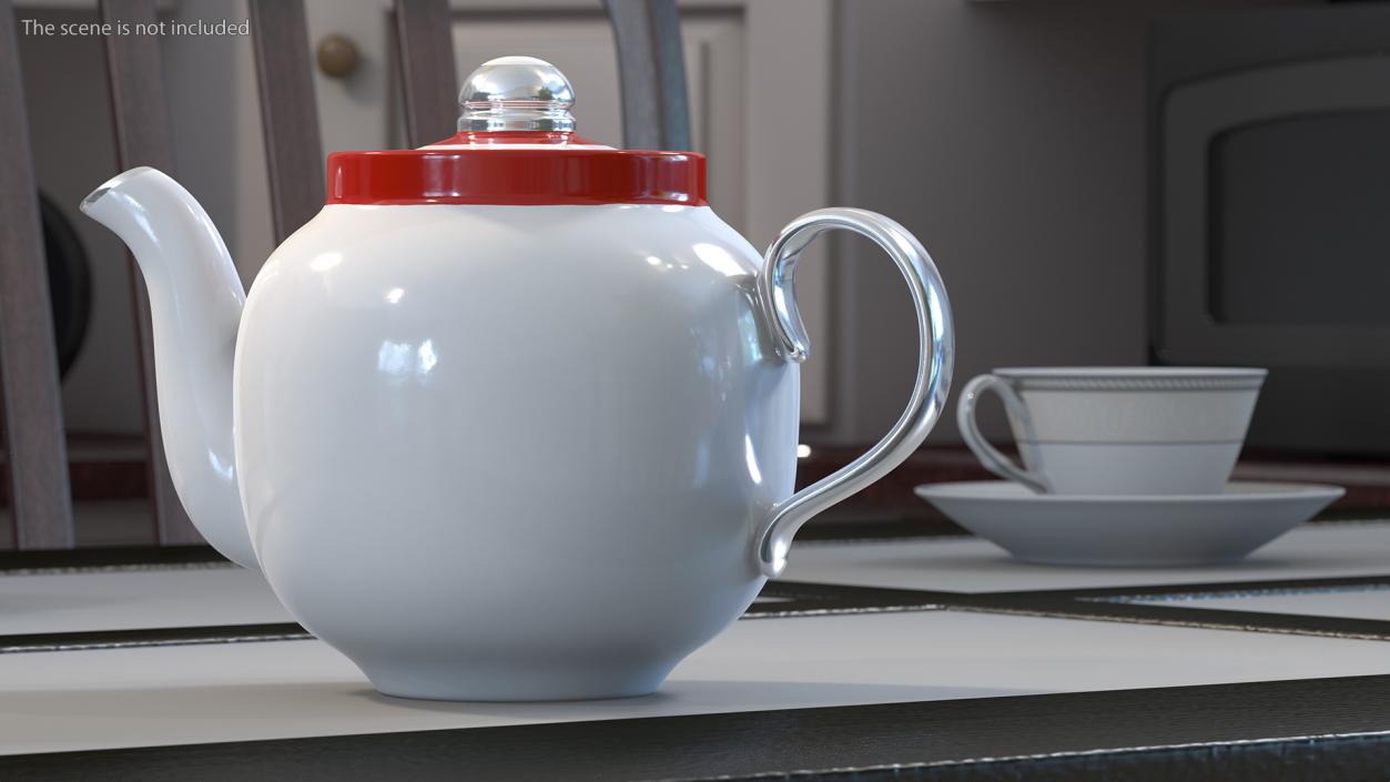 3D Vintage Soviet Teapot