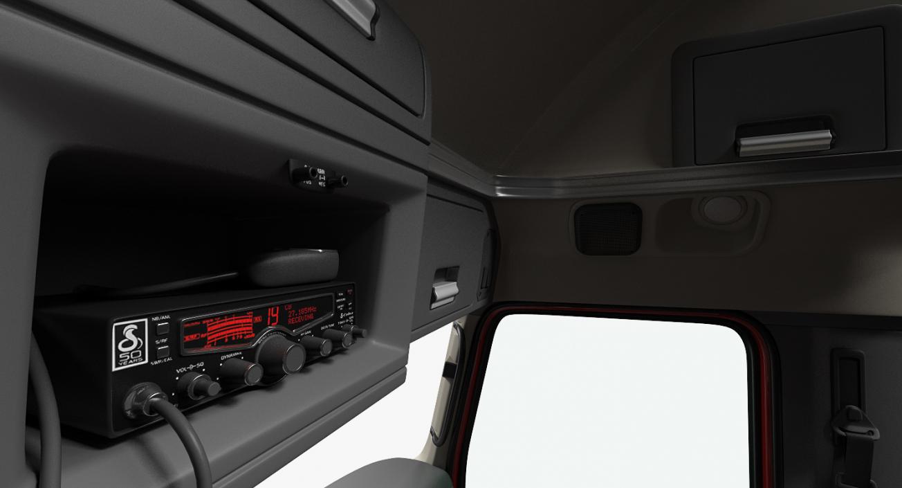 3D Mack Truck Cabin 2 model