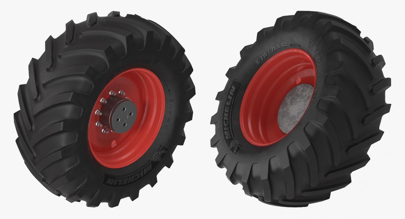 Michelin Tractor Wheel 3D