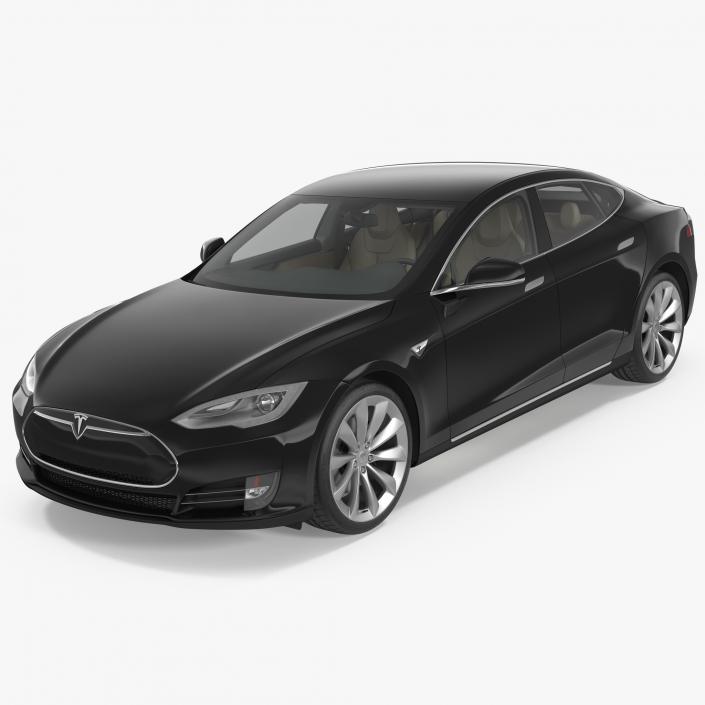 Tesla Model S P100D 2015 3D model