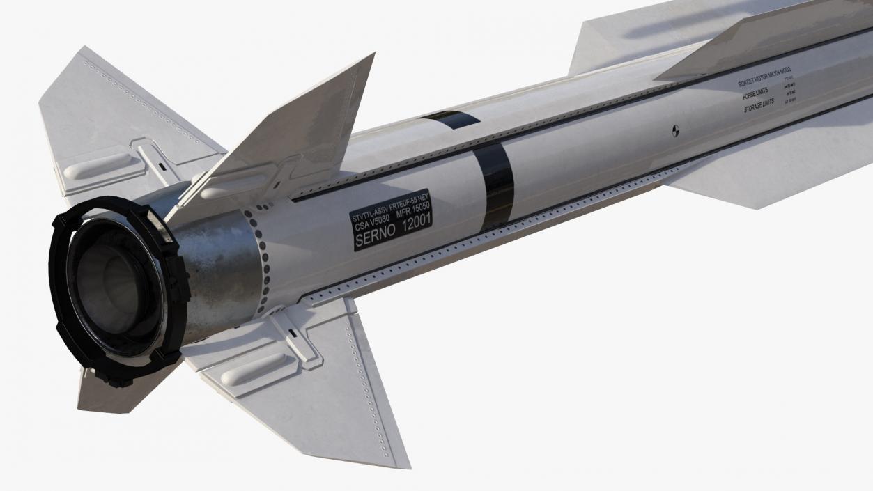 3D RIM 174 Standard Extended Range Active Missile
