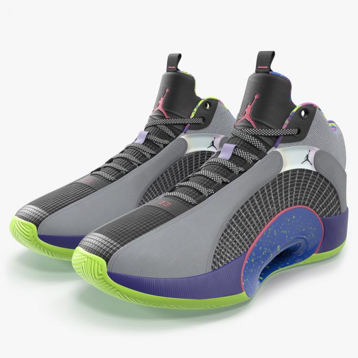 3D Air Jordan 35 Bel-Air Basketball Shoes model