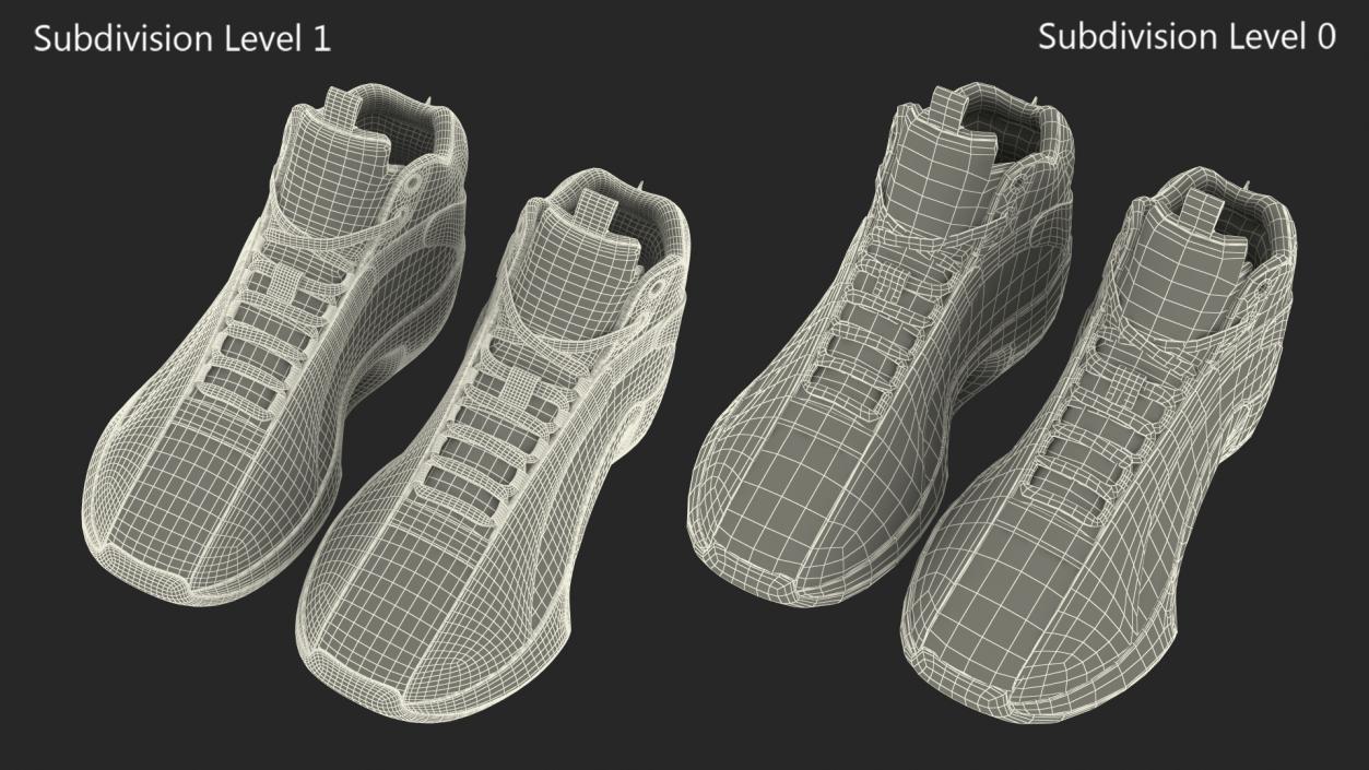3D Air Jordan 35 Bel-Air Basketball Shoes model