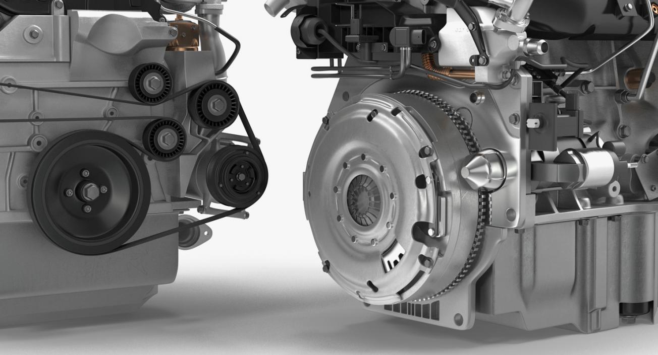Turbo Diesel Engine 1.6 Liter 3D model