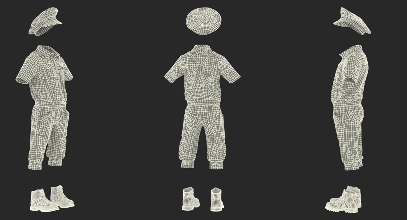 Vintage Boy Clothes 3D model