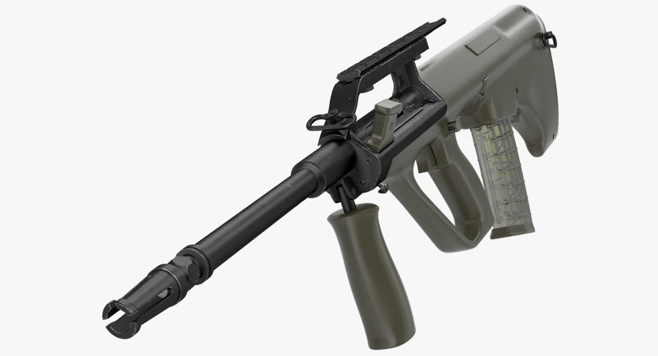 Bullpup Assault Rifle Steyr AUG A2 3D model