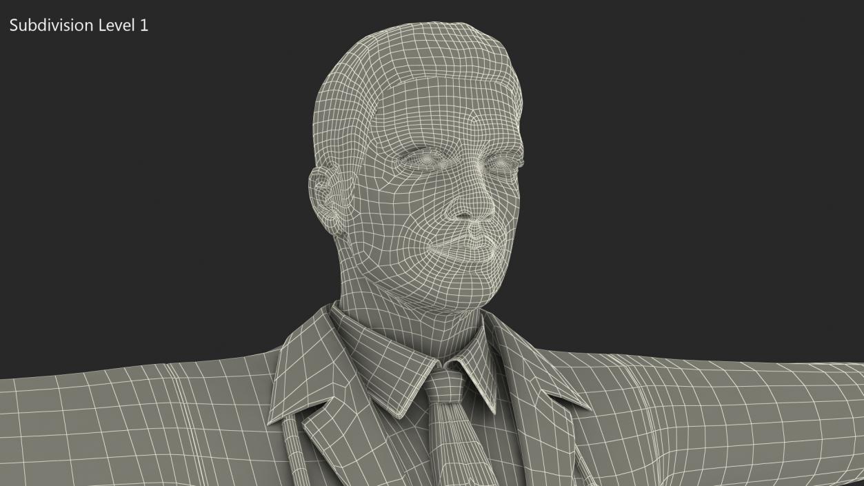 3D Male Doctor Rigged model