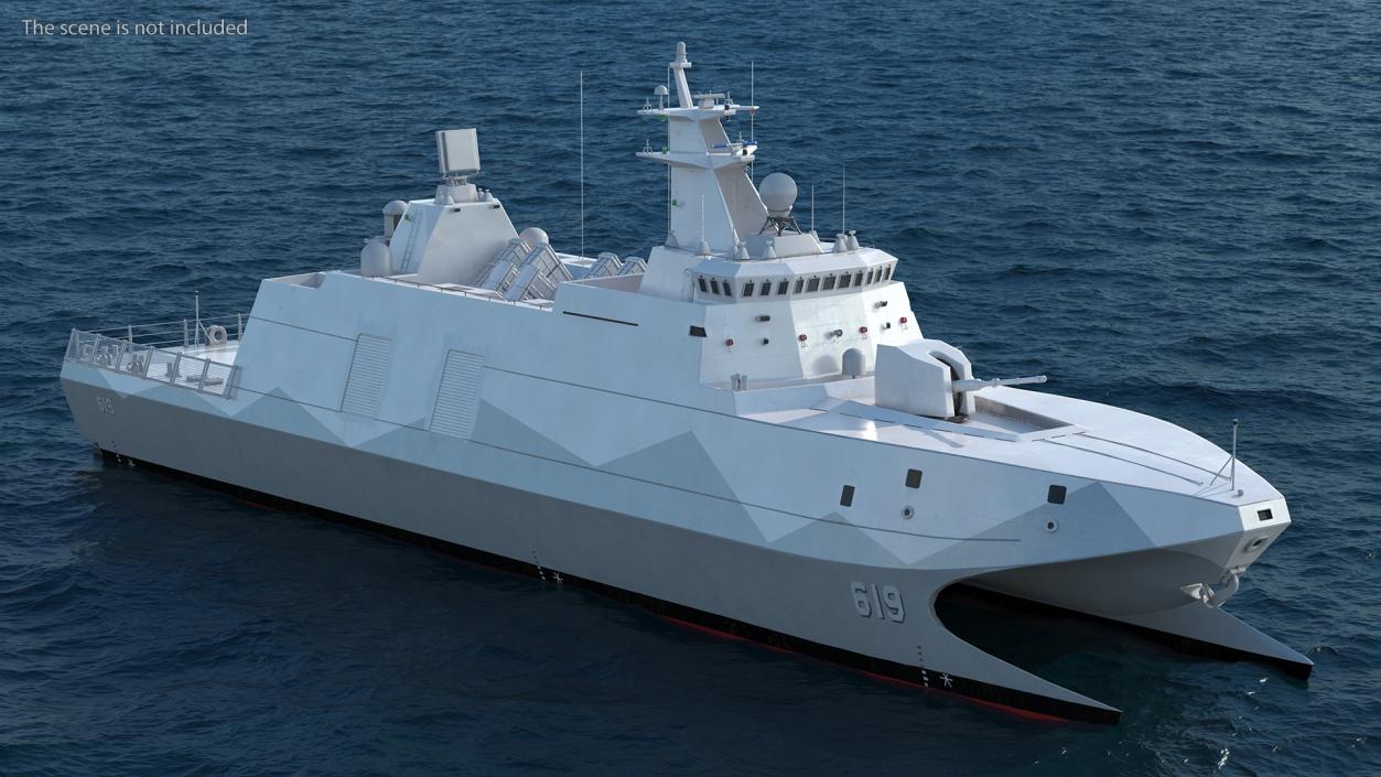 Tuo Chiang Stealth Corvette 3D