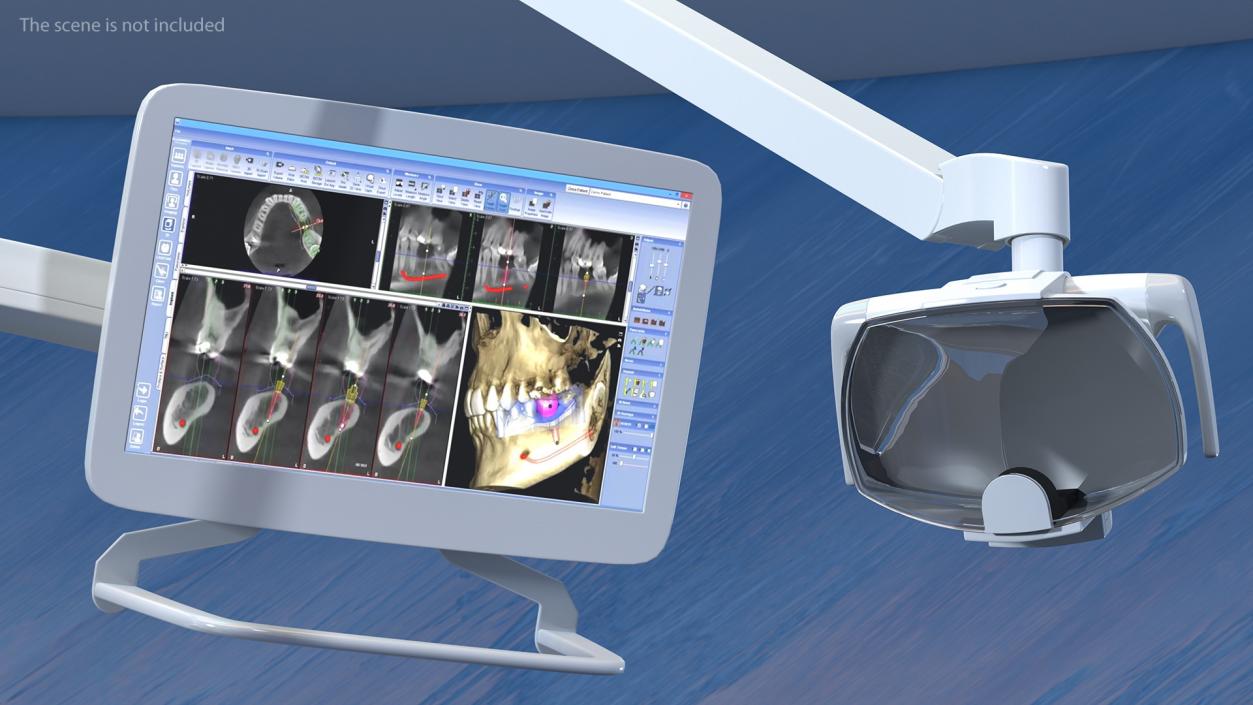 3D model Modern Dental Unit Rigged