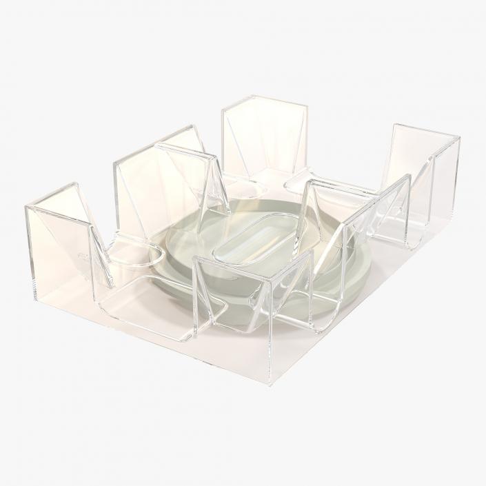 3D Revolving Dual Tray Holder For Playing Card 9 Decks