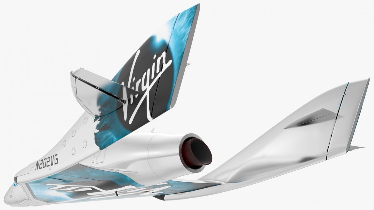 3D VSS Imagine Virgin Galactic SpaceShip III Flight model
