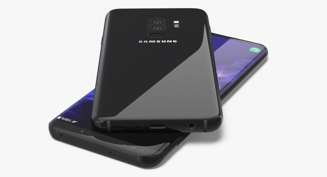 3D Samsung Galaxy S9 Plus Set