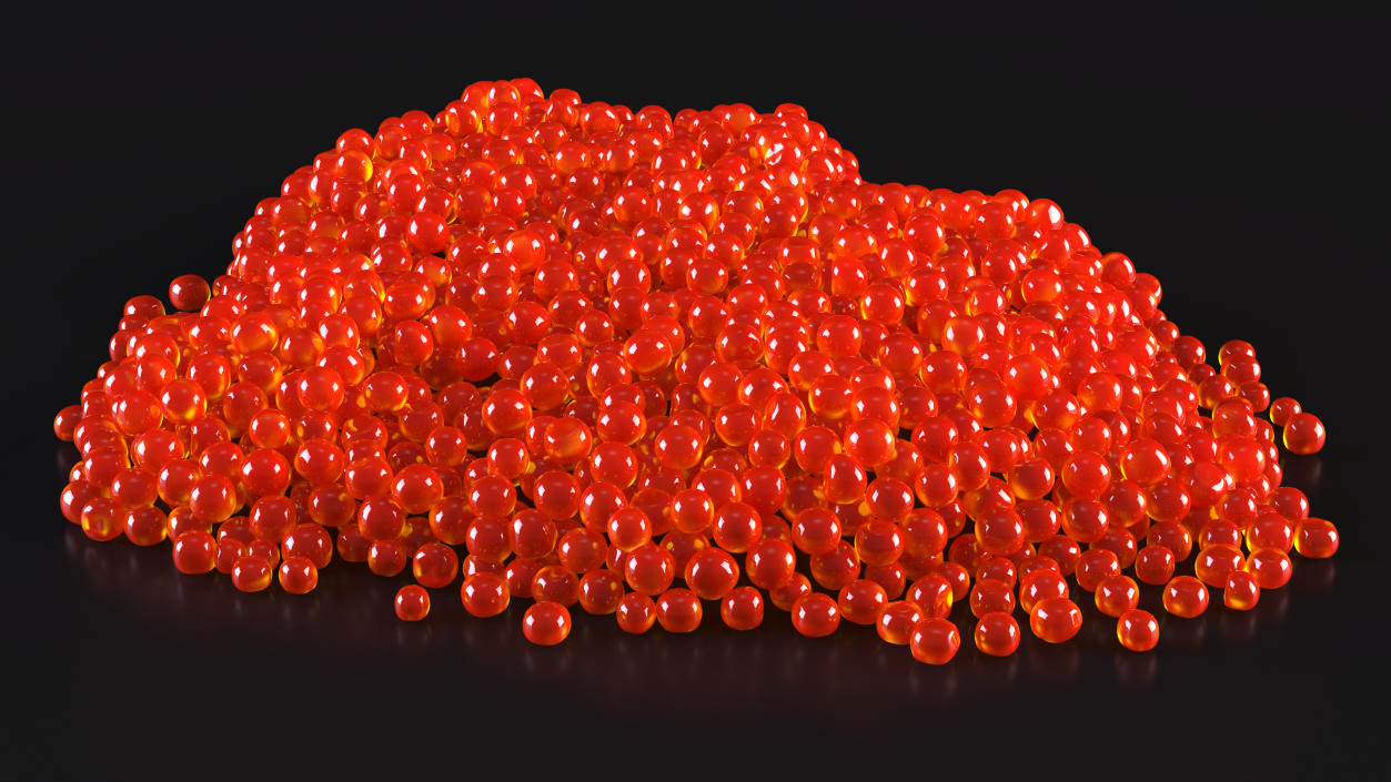3D model Red Caviar Pile
