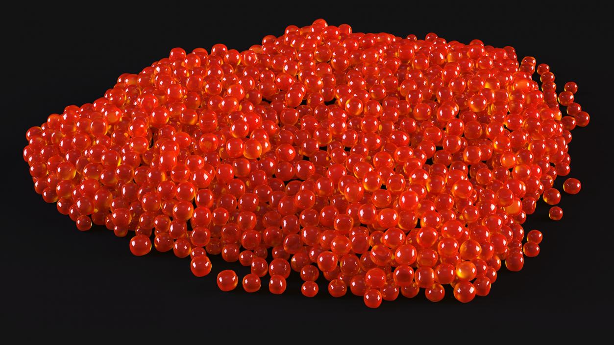 3D model Red Caviar Pile