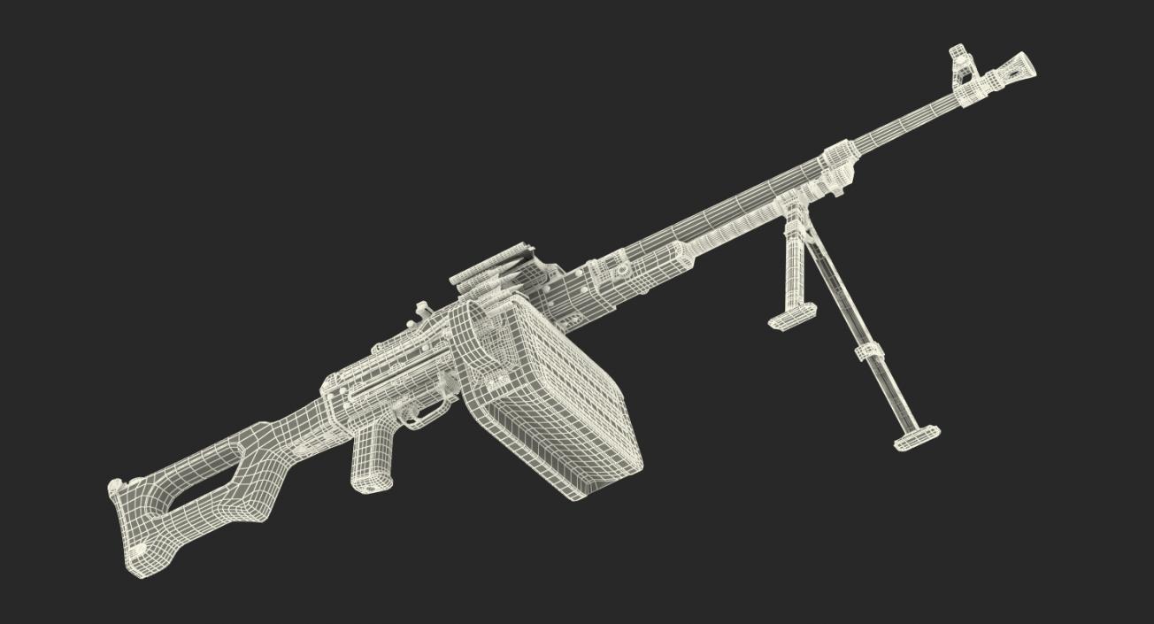3D Machine Guns Collection model