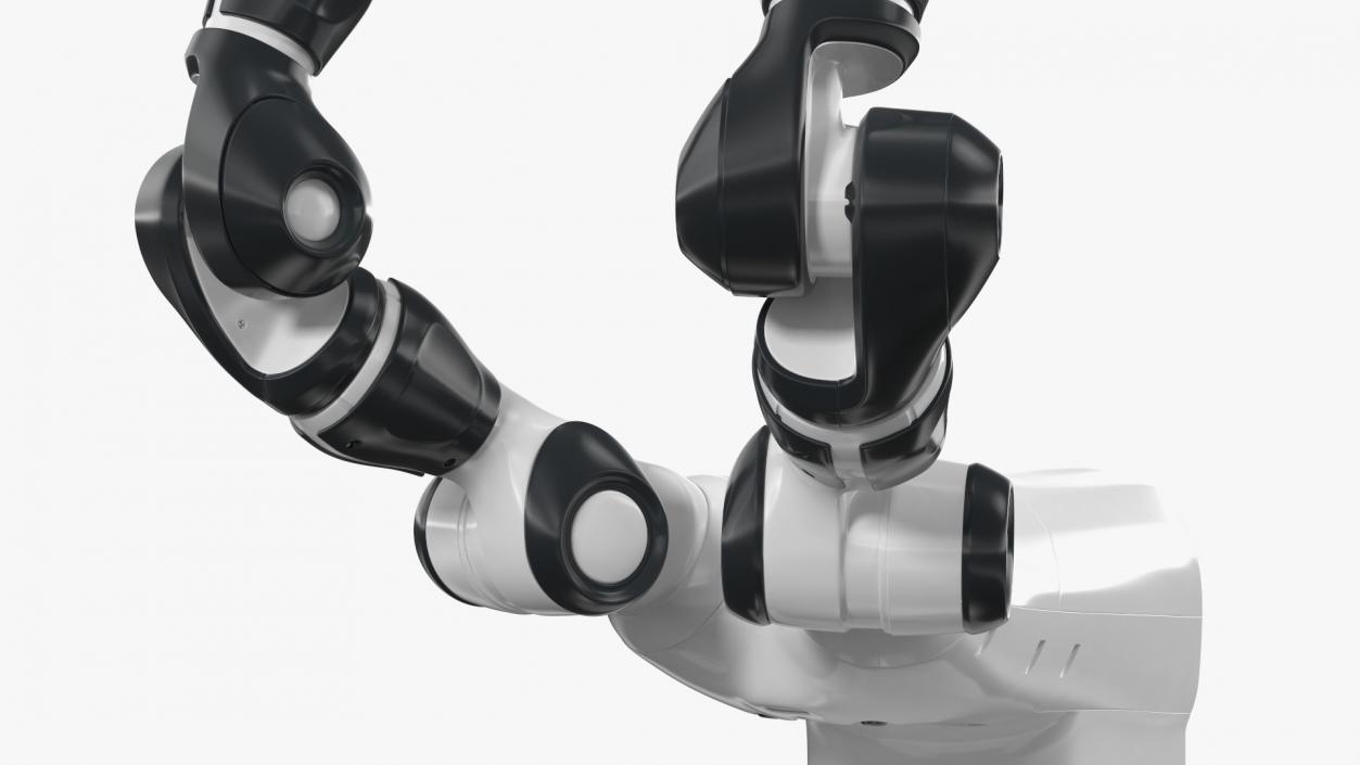 3D model Dual Arm Collaborative Robot Rigged