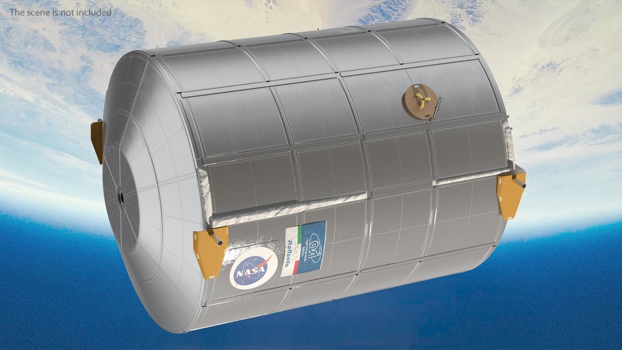 ISS Leonardo Permanent Multipurpose Module 3D