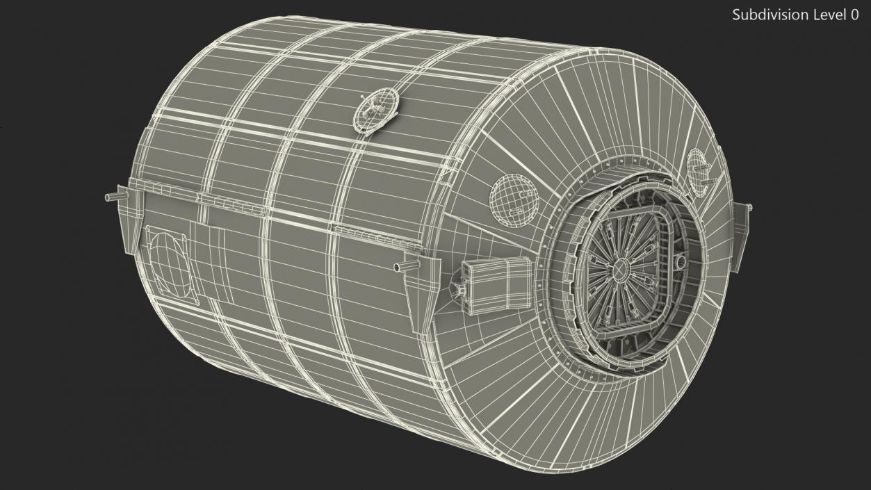 ISS Leonardo Permanent Multipurpose Module 3D