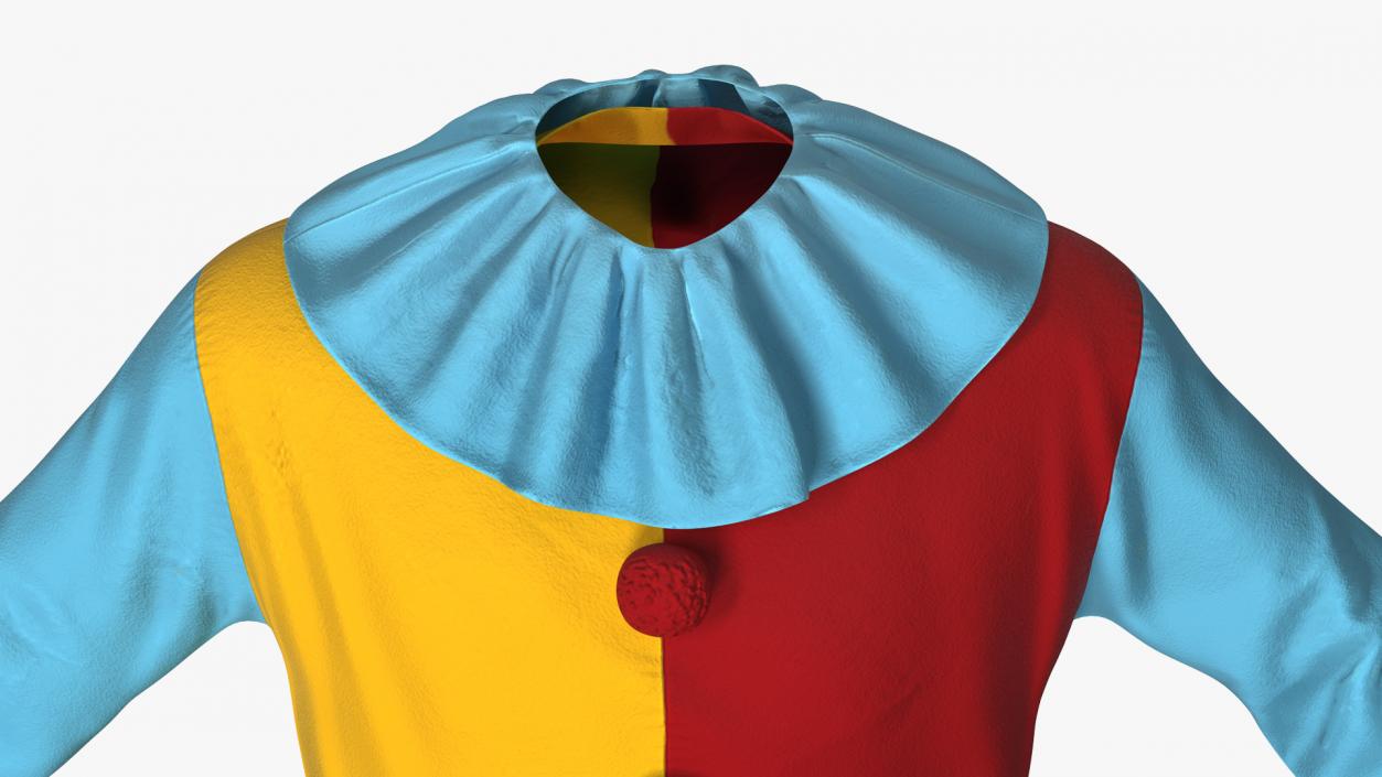 3D model Circus Clown Costume