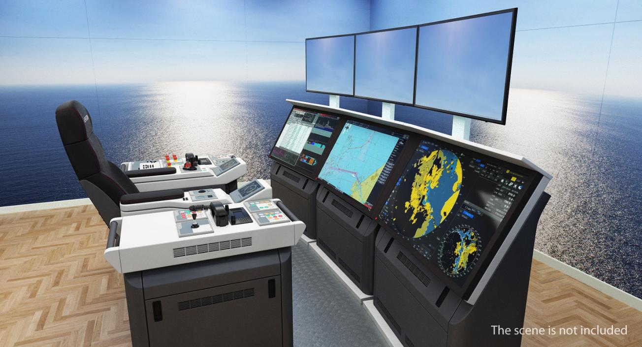 Naval Monitors Radar System 3D