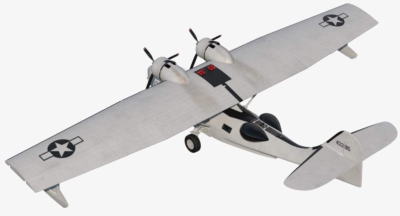 Flying Boat Consolidated PBY Catalina WWII 3D