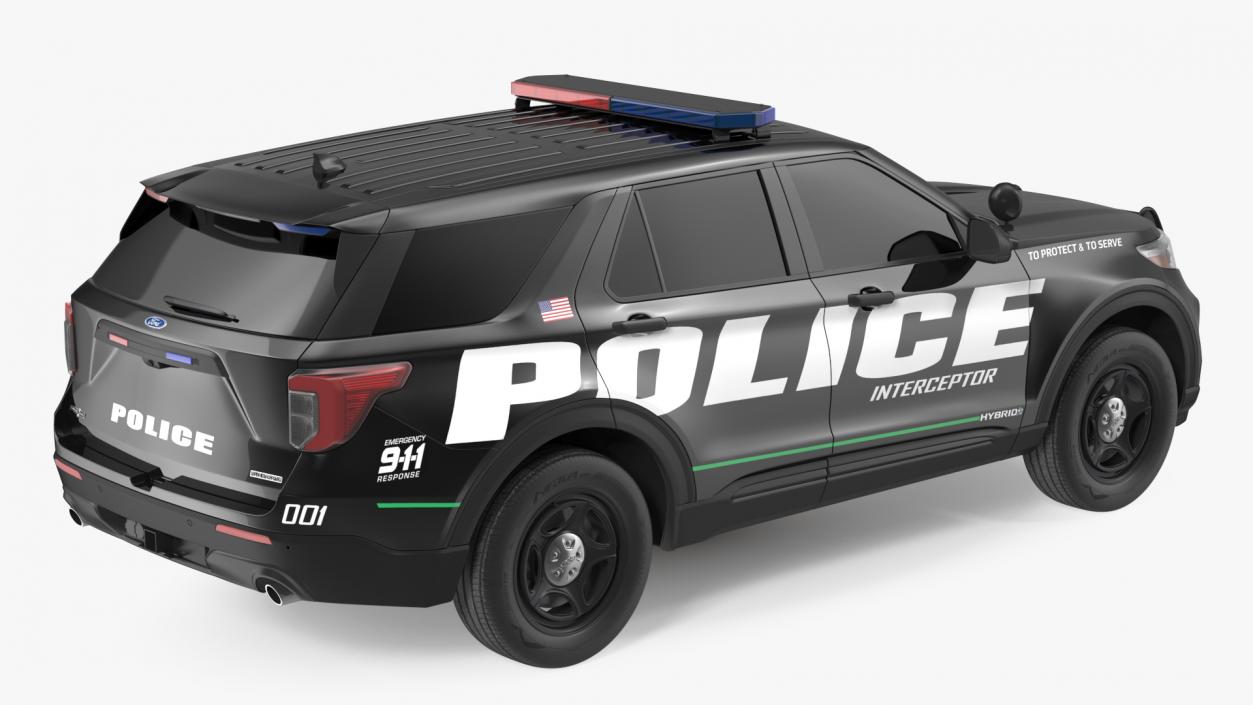 Ford Police Interceptor Exterior Only 3D