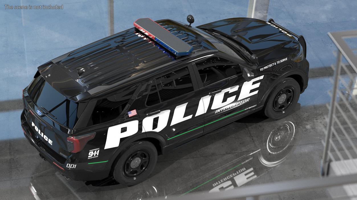 Ford Police Interceptor Exterior Only 3D