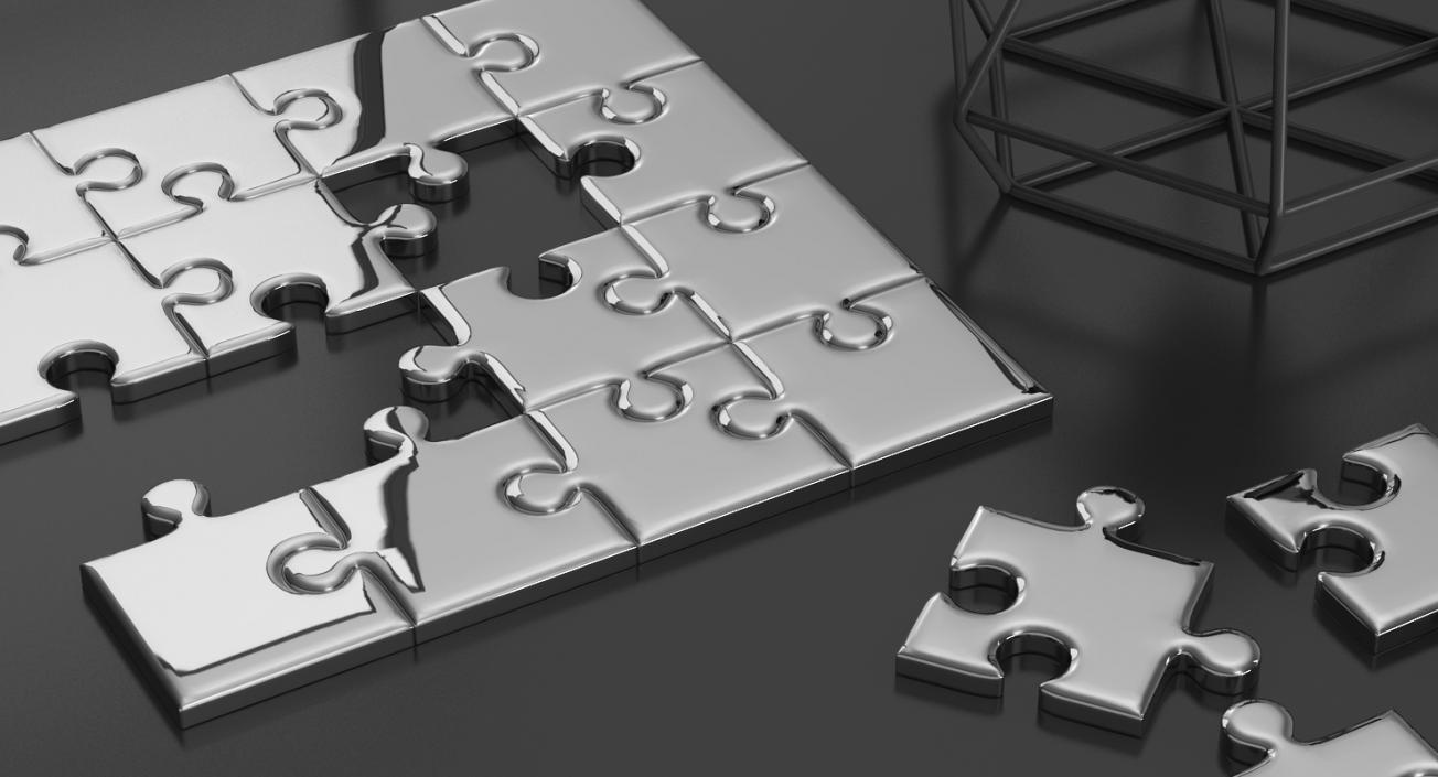 3D model Puzzle Template