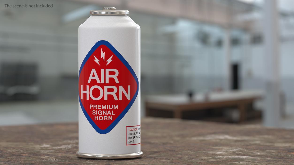 Sports Air Horn Bottle 3D