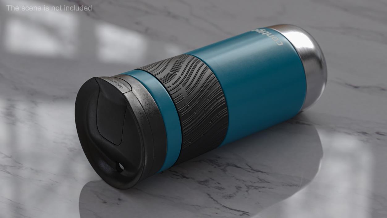 3D Travel Mug Contigo Blue model