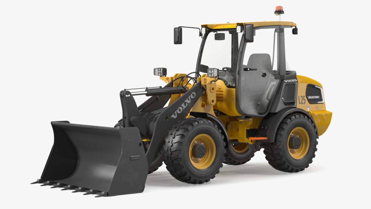 Volvo L25 Electric Loader with Bucket 3D
