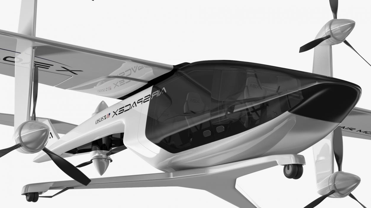 3D MOBi-One V1 ASX Aircraft Rigged