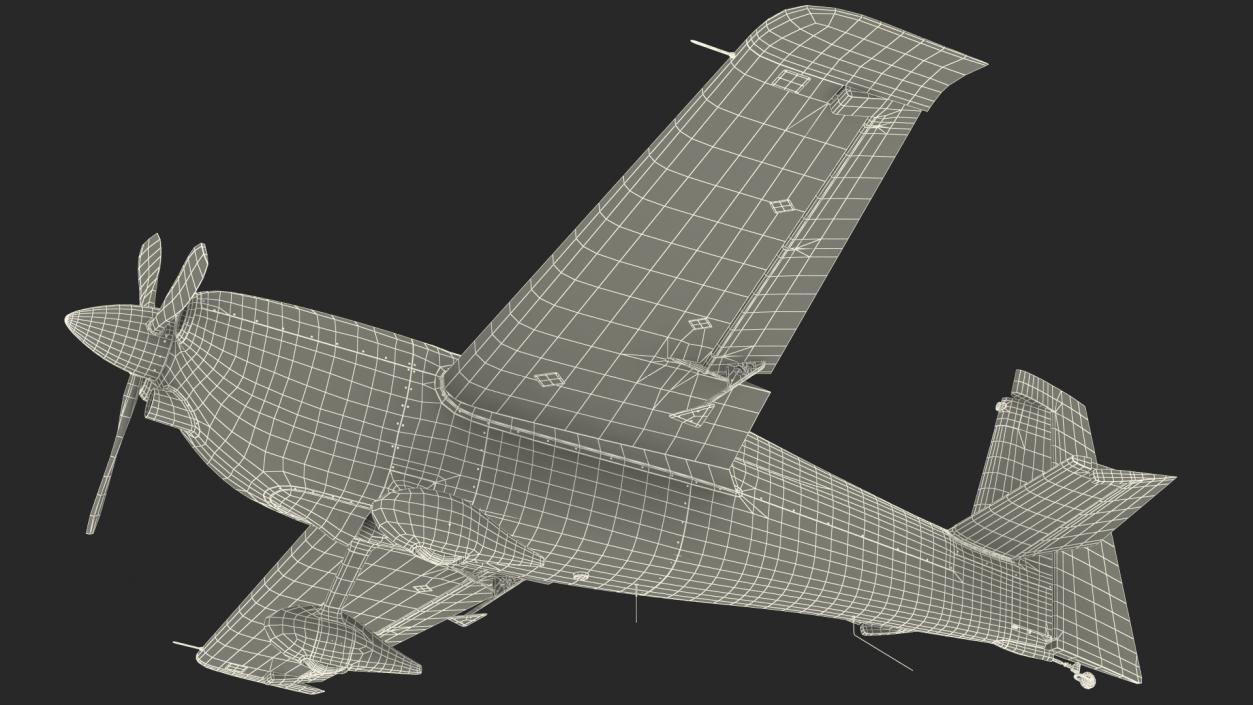 3D model Aerobatic Aircraft Zivko Edge 540 Rigged