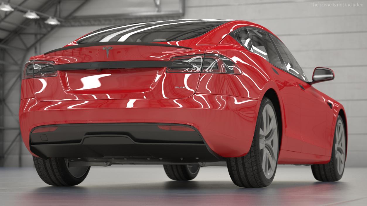 Tesla Model S Plaid 3D model