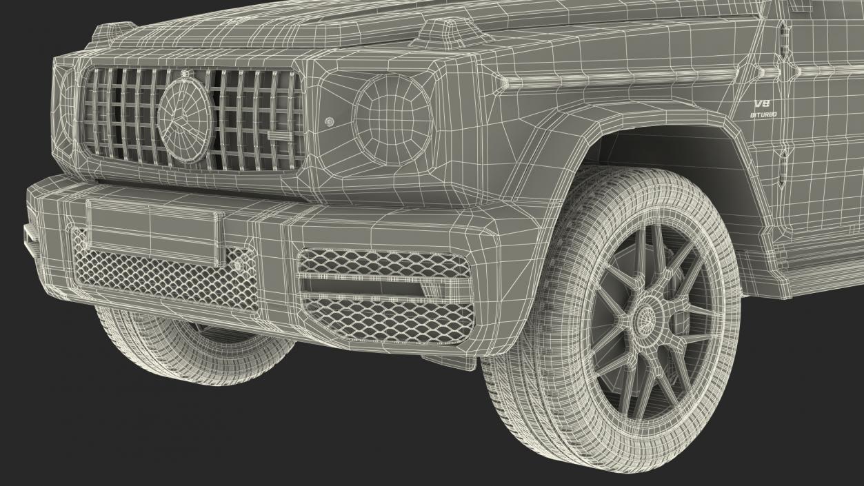 Mercedes-Benz G63 AMG SUV Rigged 3D