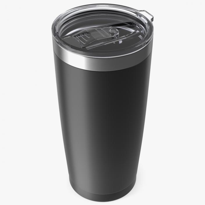 JURO Stainless Steel Thermo Cup Black 3D