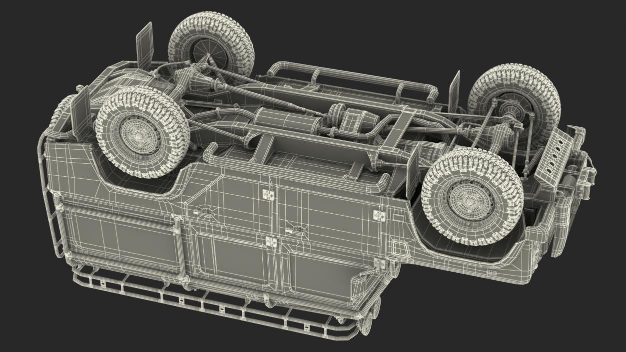 3D Land Rover Defender Works V8 Trophy Dirty