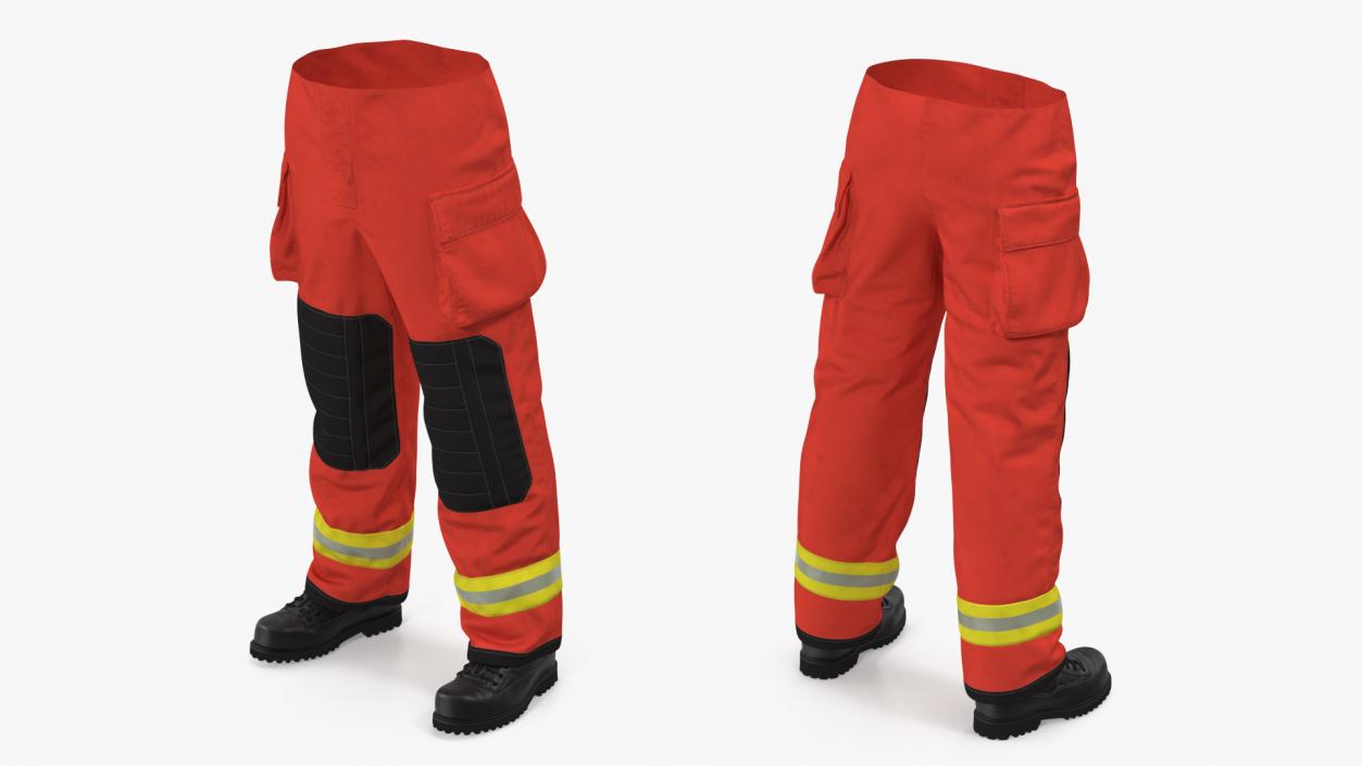 3D Firefighting Pants model