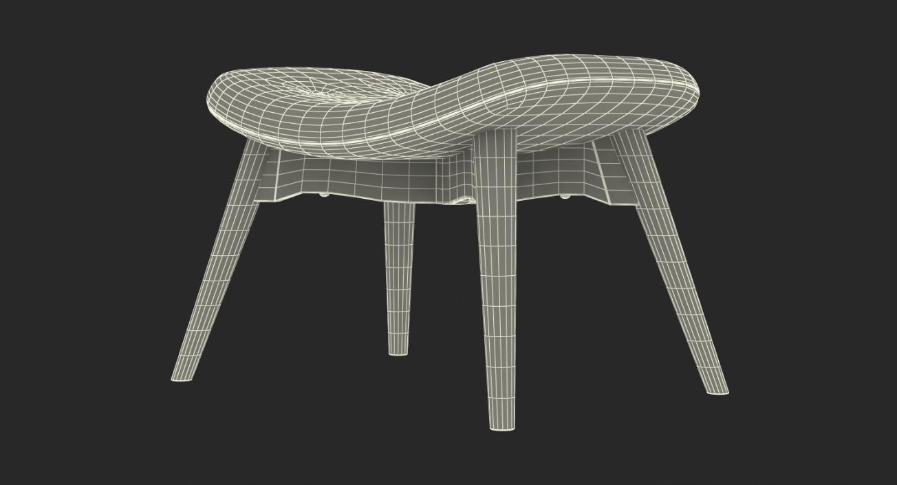 Velvet Stand Seat 3D