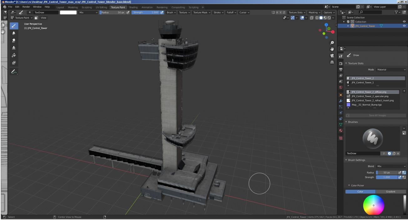 JFK Control Tower 3D