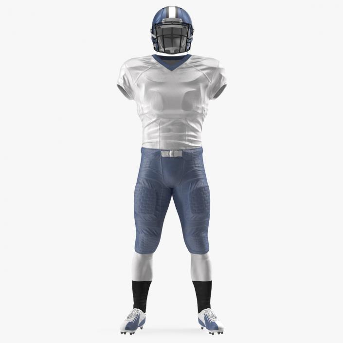 American Football Player Uniform 3D