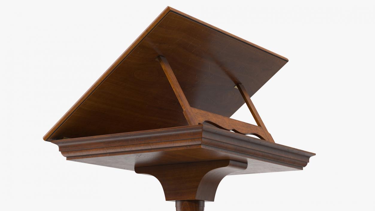 3D model Adjustable Vintage Music Stand