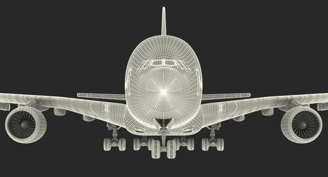 3D Airbus A380-800 Generic model