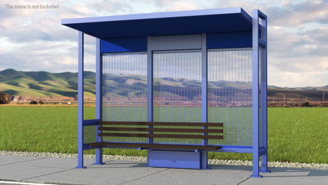 3D Bus Shelter