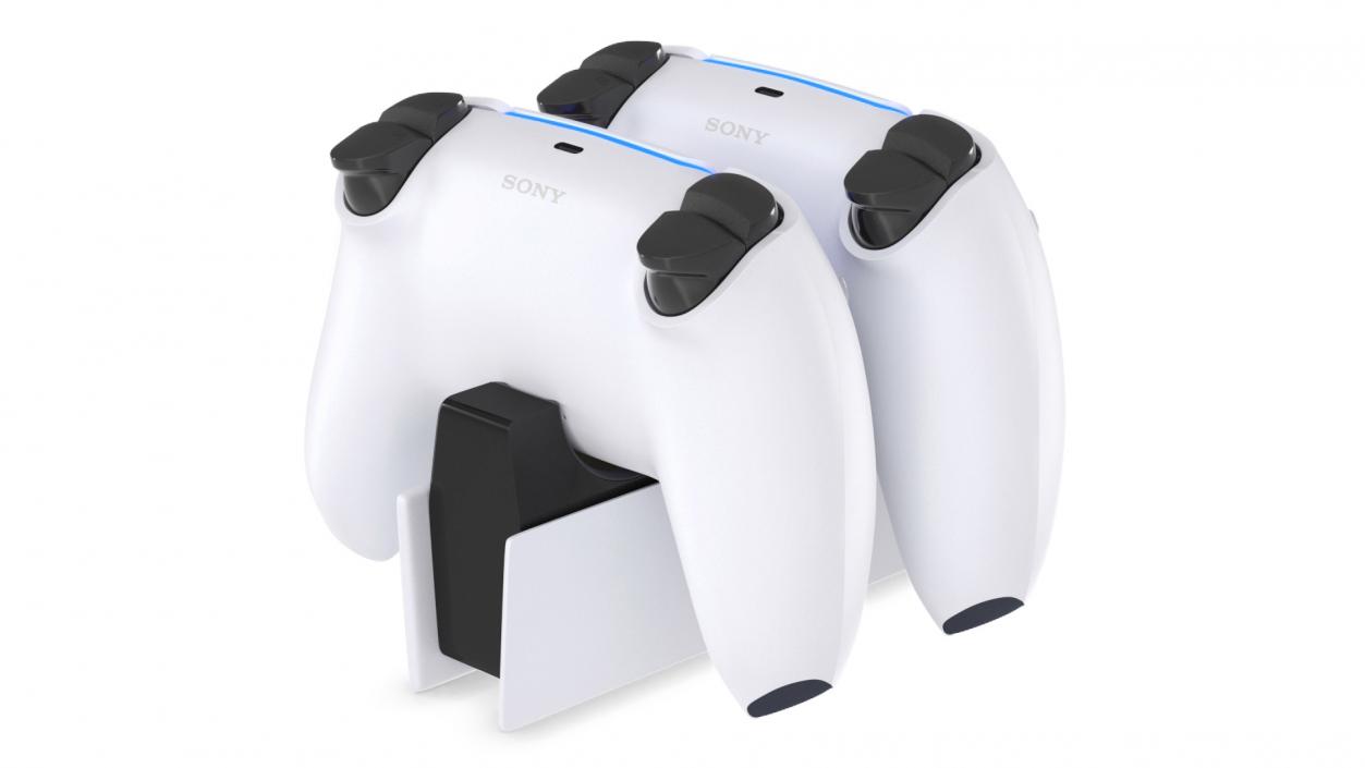 DualSense Wireless Game Controller on Charging Station 3D model