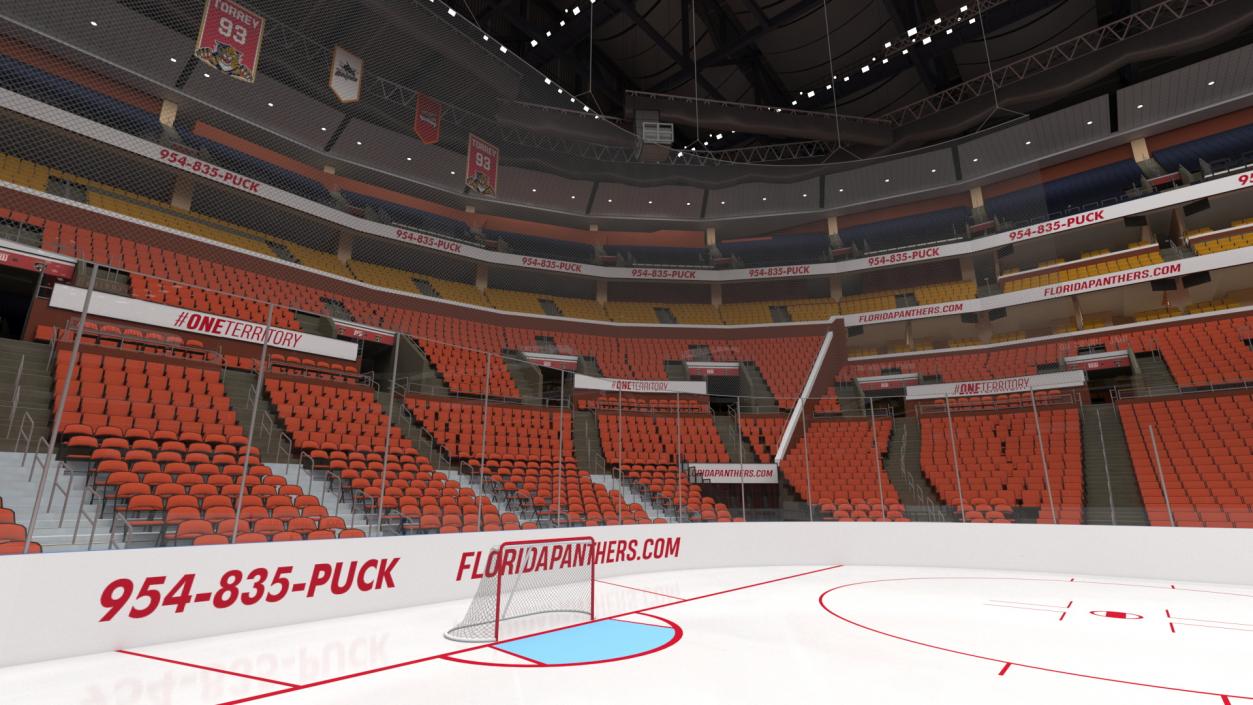 3D Interior FLA Live Arena model